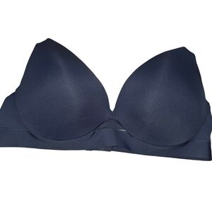 Cacique 38c New slate blue comfort bliss lined plunge bra